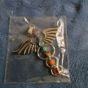 Medical Chakra pendant stainless steel